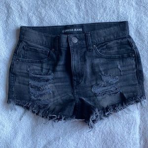 Express Denim Shorts